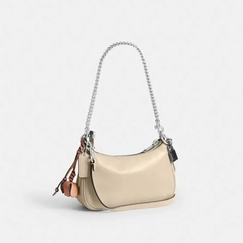 B5-006 COACH Teri Mini Crossbody Bag Charm 2WAY Shoulder Ivory CDW67 NWT